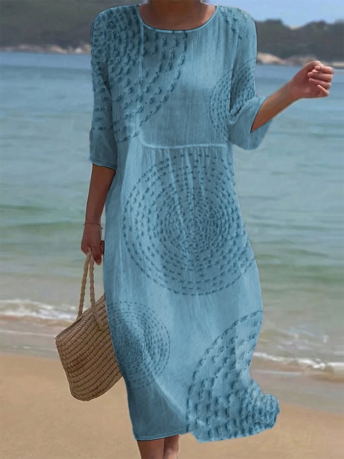 Emma | Abito casual da donna ricamato