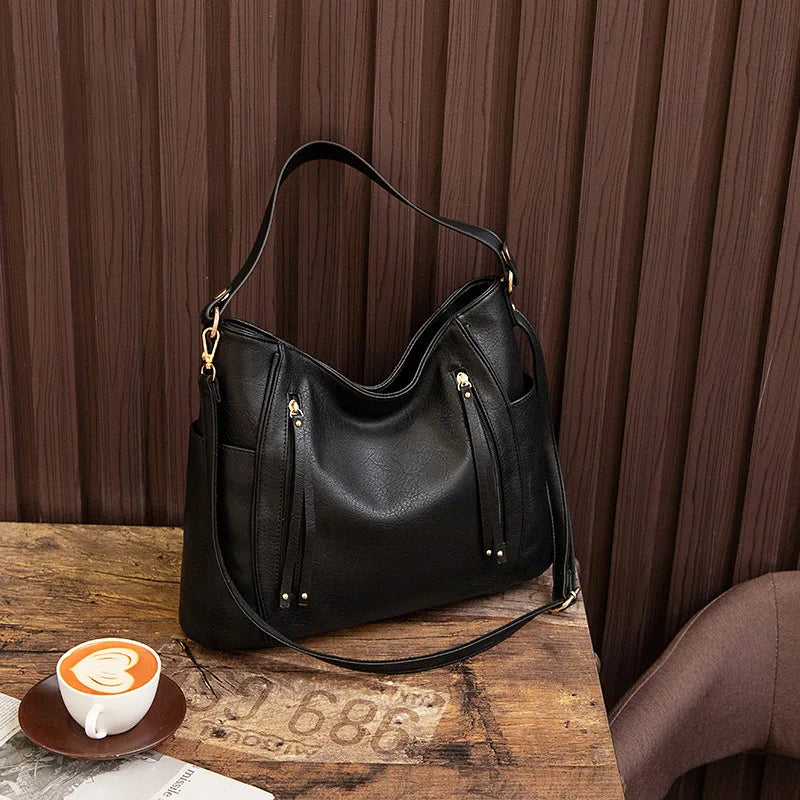 Greta | Borsa in Pelle con Frange