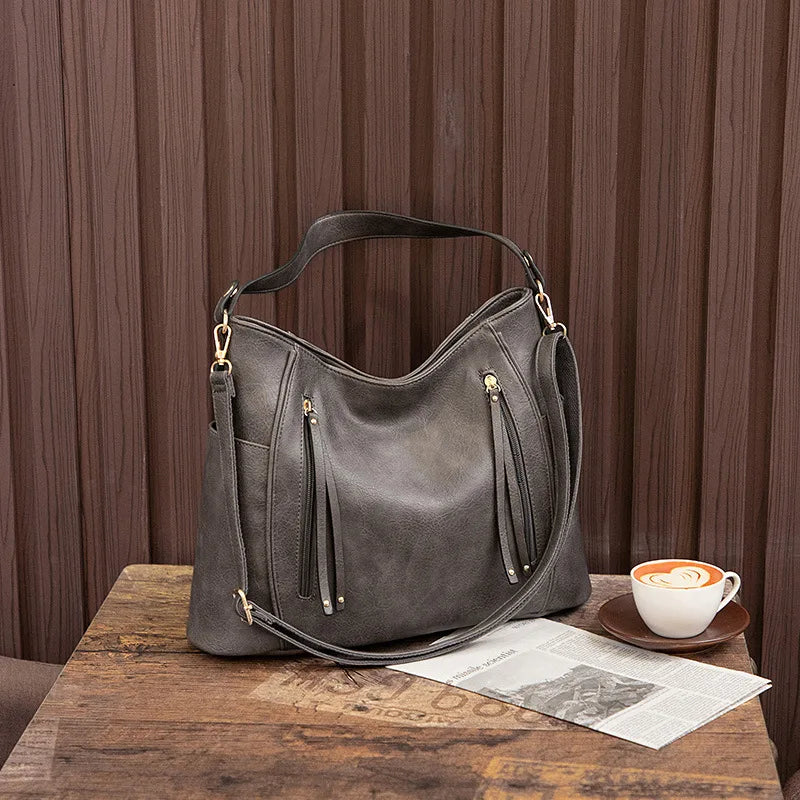 Greta | Borsa in Pelle con Frange