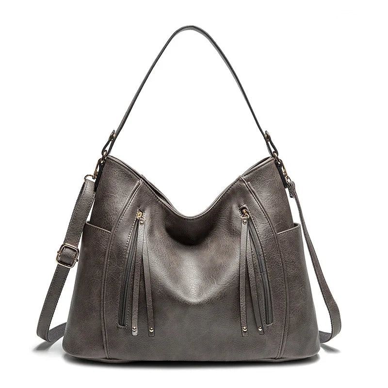 Greta | Borsa in Pelle con Frange